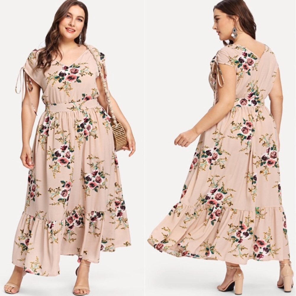 NWT Plus size Floral Maxi Dress